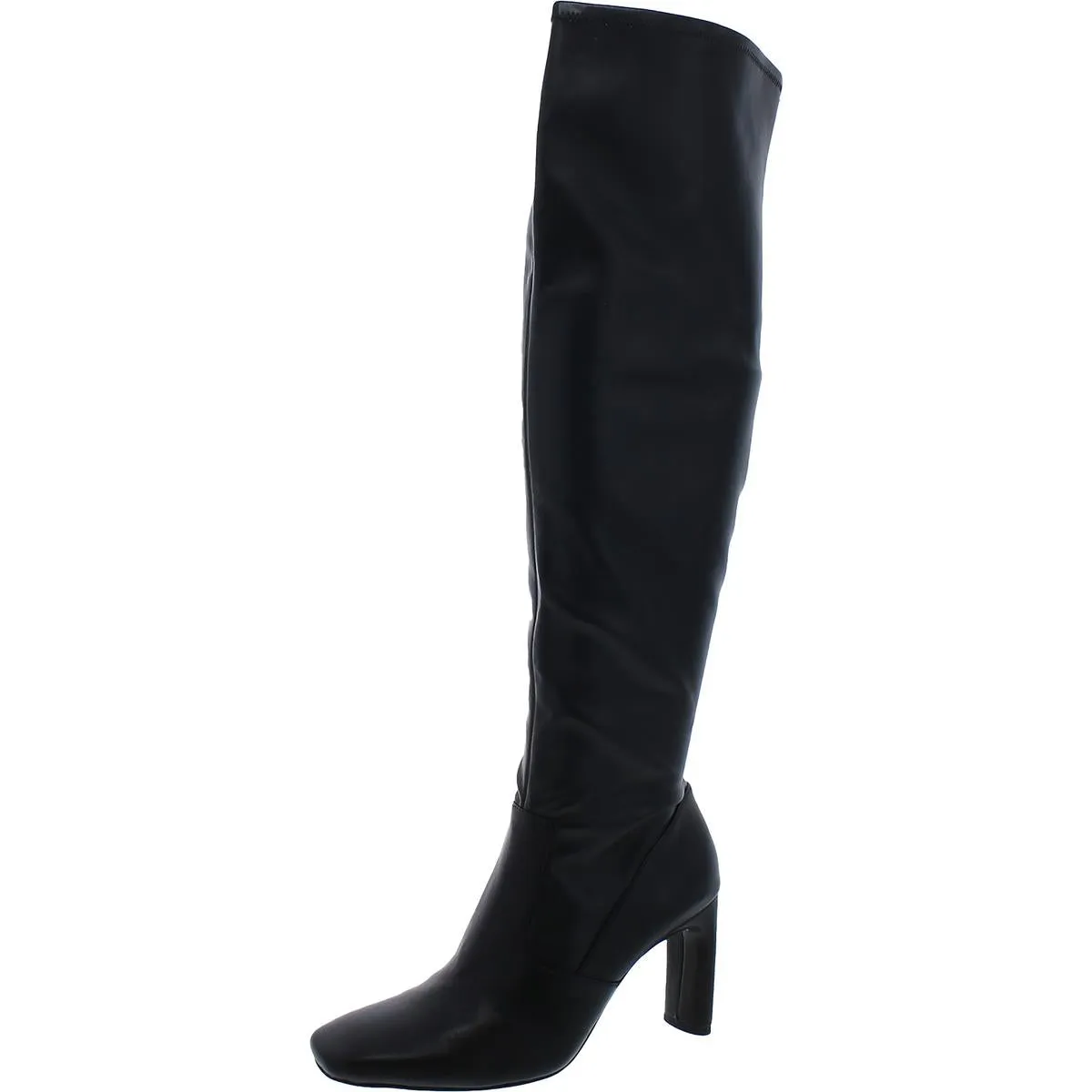 Flexa Tall Womens Faux Leather Pull On Over-The-Knee Boots