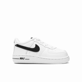 Force 1 Toddler - White/Black Nike trainers with responsive foam