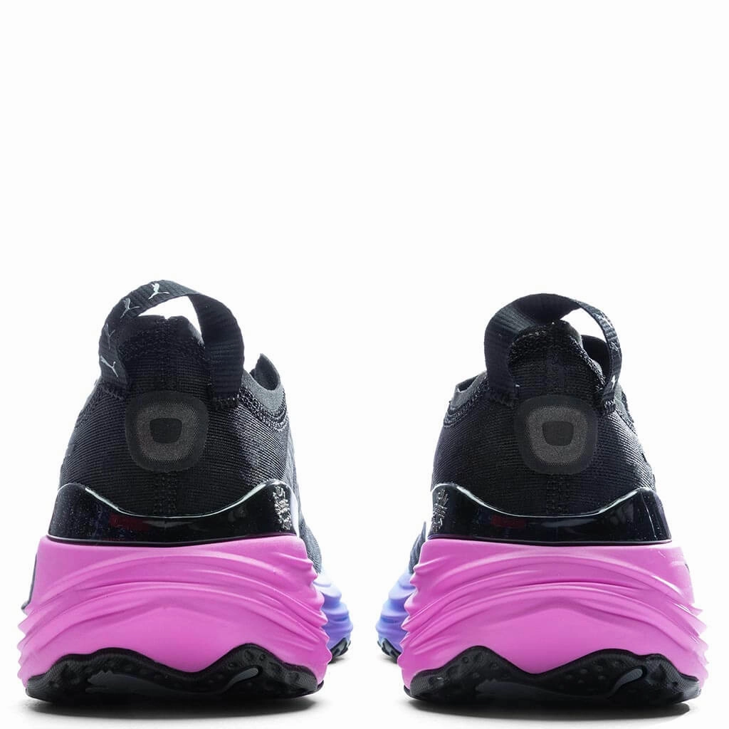 Foreverrun Nitro Sunset - Black/Luminous Blue/Electric Orchid Puma Everyday Style Shoes
