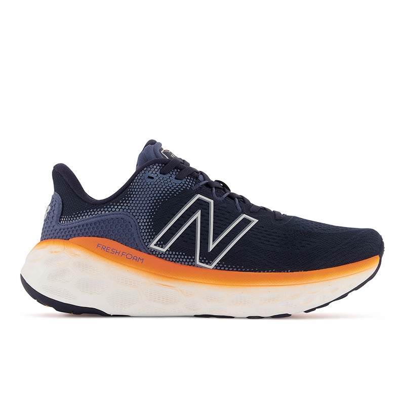 Fresh Foam More v3 - Eclipse with Vibrant Orange - Men's New Balance lifestyle shoes