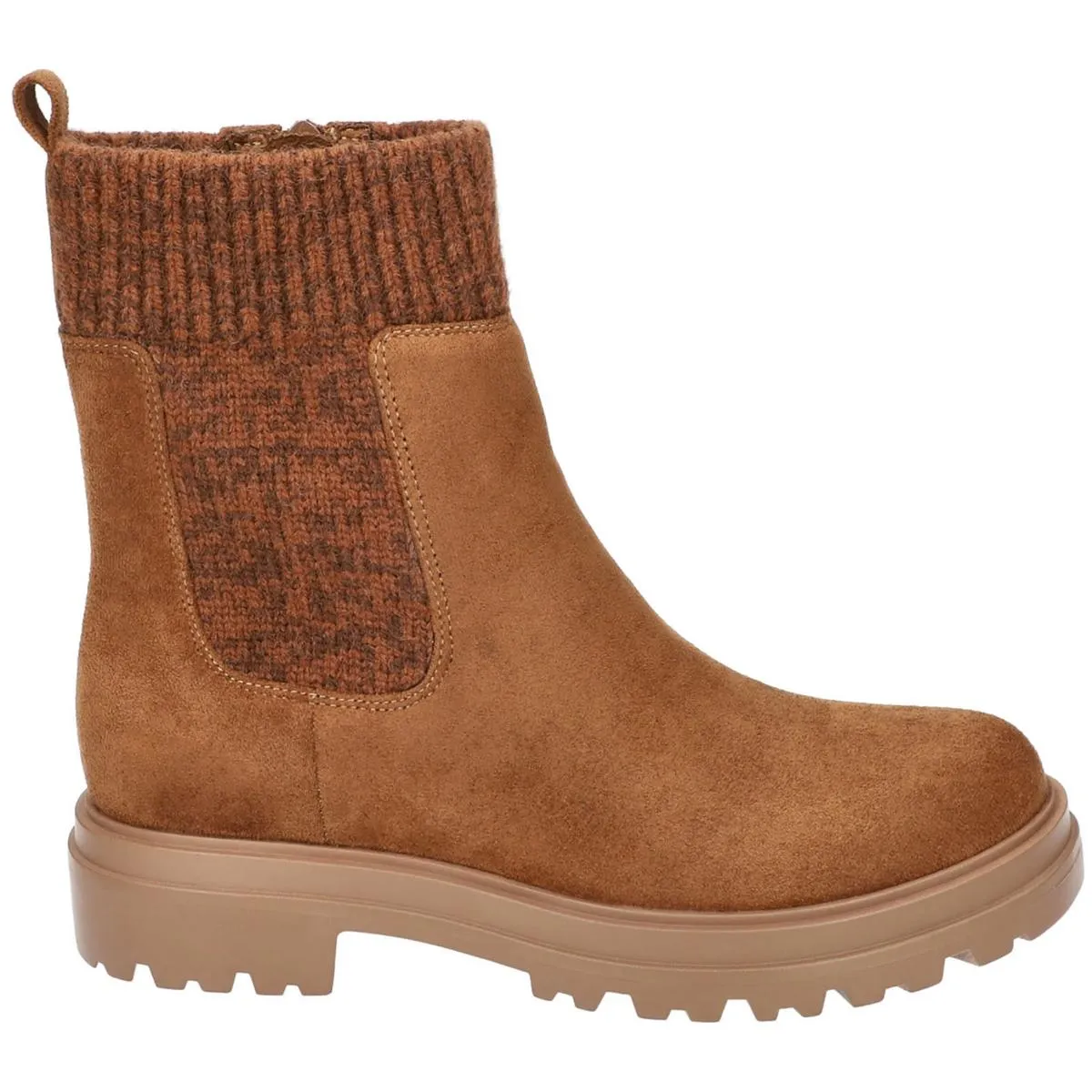 Gable Womens Faux Suede Zip Up Ankle Boots