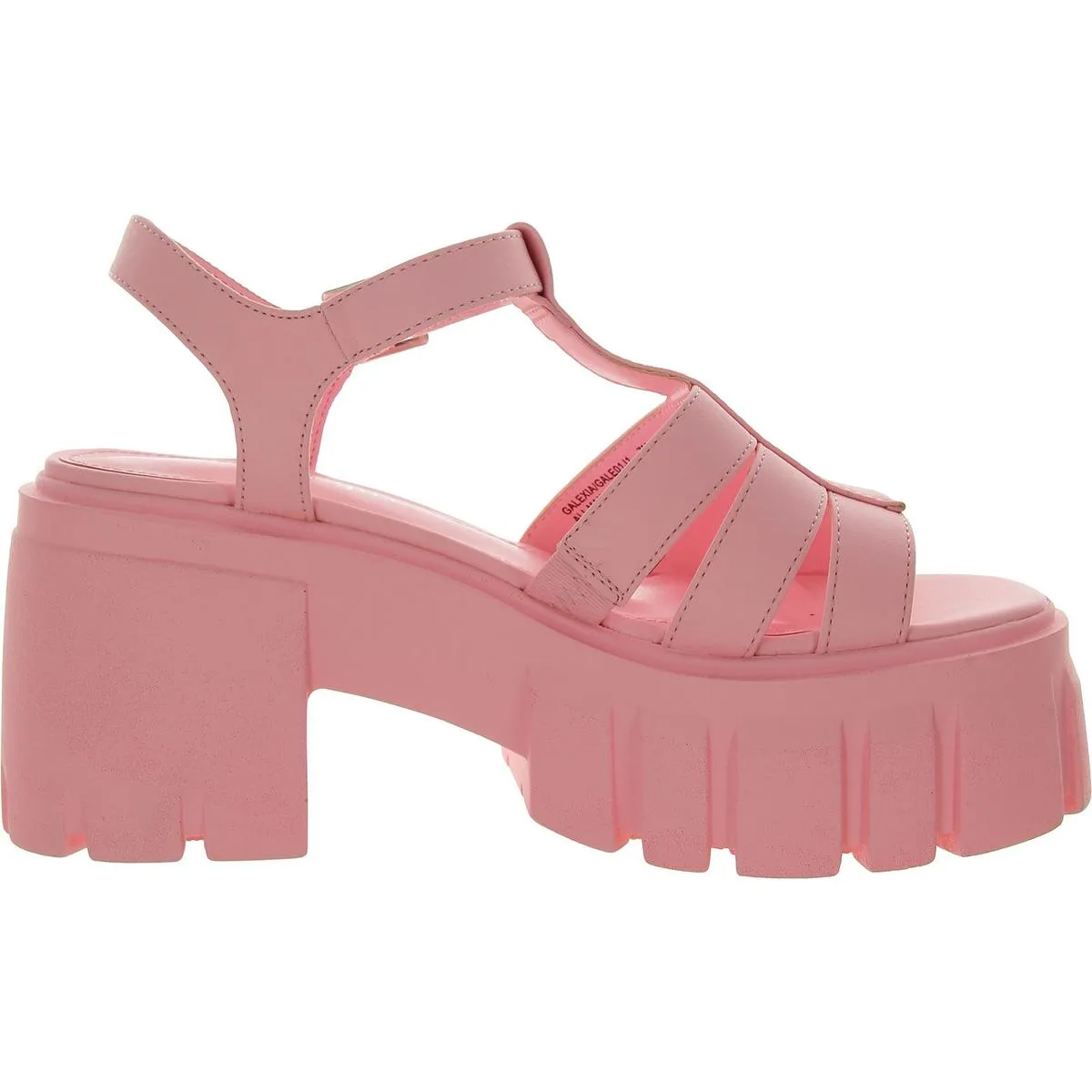 Gale Womens Faux Leather Open Toe Fisherman Sandals