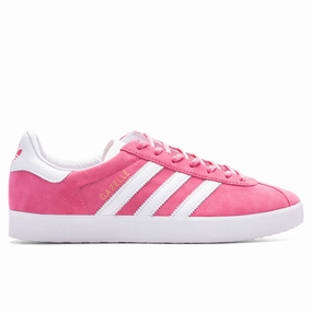 Gazelle 85 - Pink Fusion/Cloud White/Gold Metallic Classic Adidas sneakers with timeless style