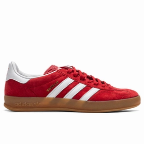 Gazelle Indoor - Scarlet/Cloud White Classic Adidas sneakers with timeless style