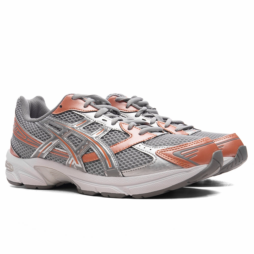 Gel-1130 - Cement Grey/Rust Orange Asics Gel Cushion Running Shoes