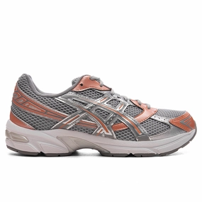 Gel-1130 - Cement Grey/Rust Orange Asics running shoes with gel cushioning