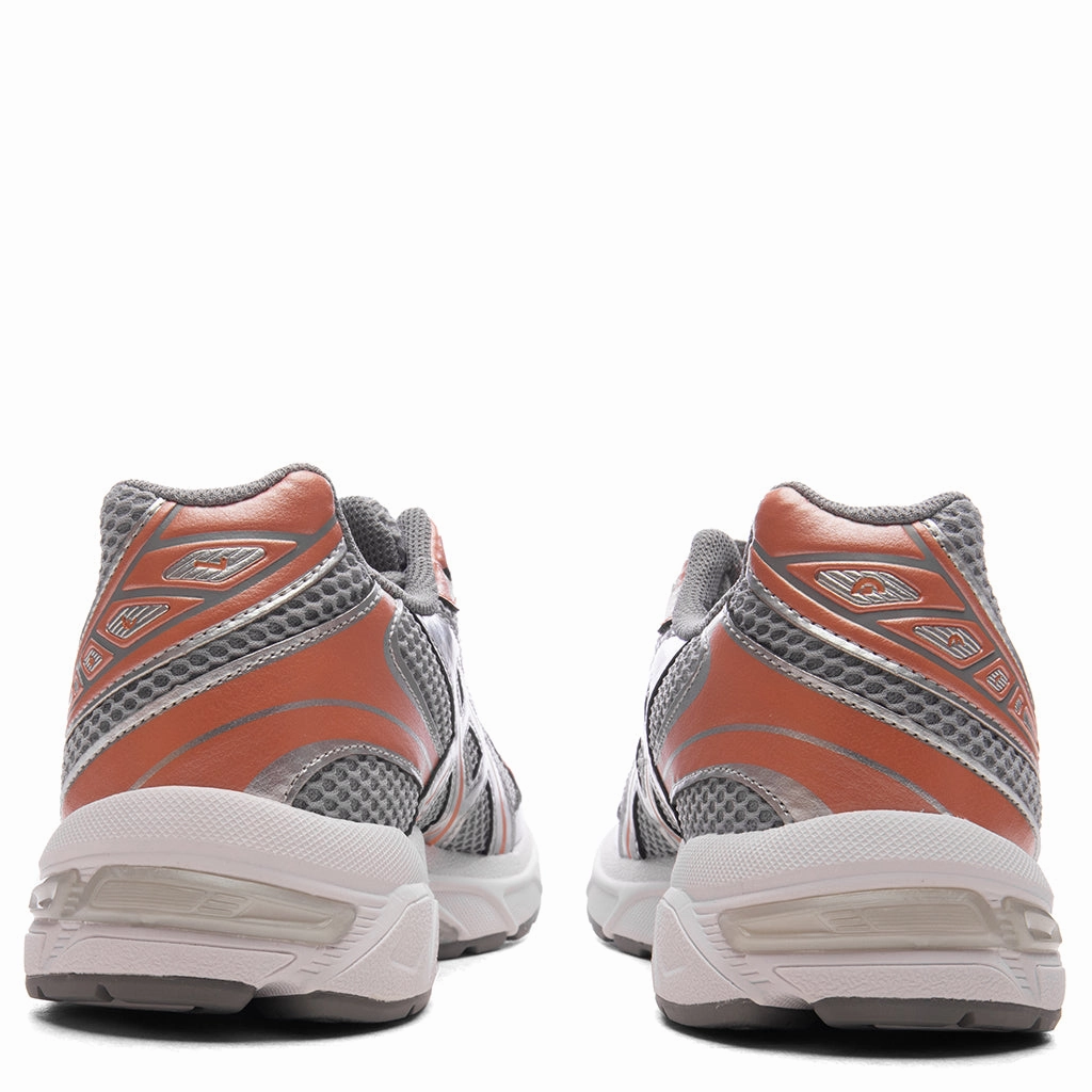 Gel-1130 - Cement Grey/Rust Orange Asics Gel Cushion Running Shoes
