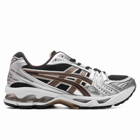 Gel-Kayano 14 - Black/Coffee Asics running shoes with gel cushioning