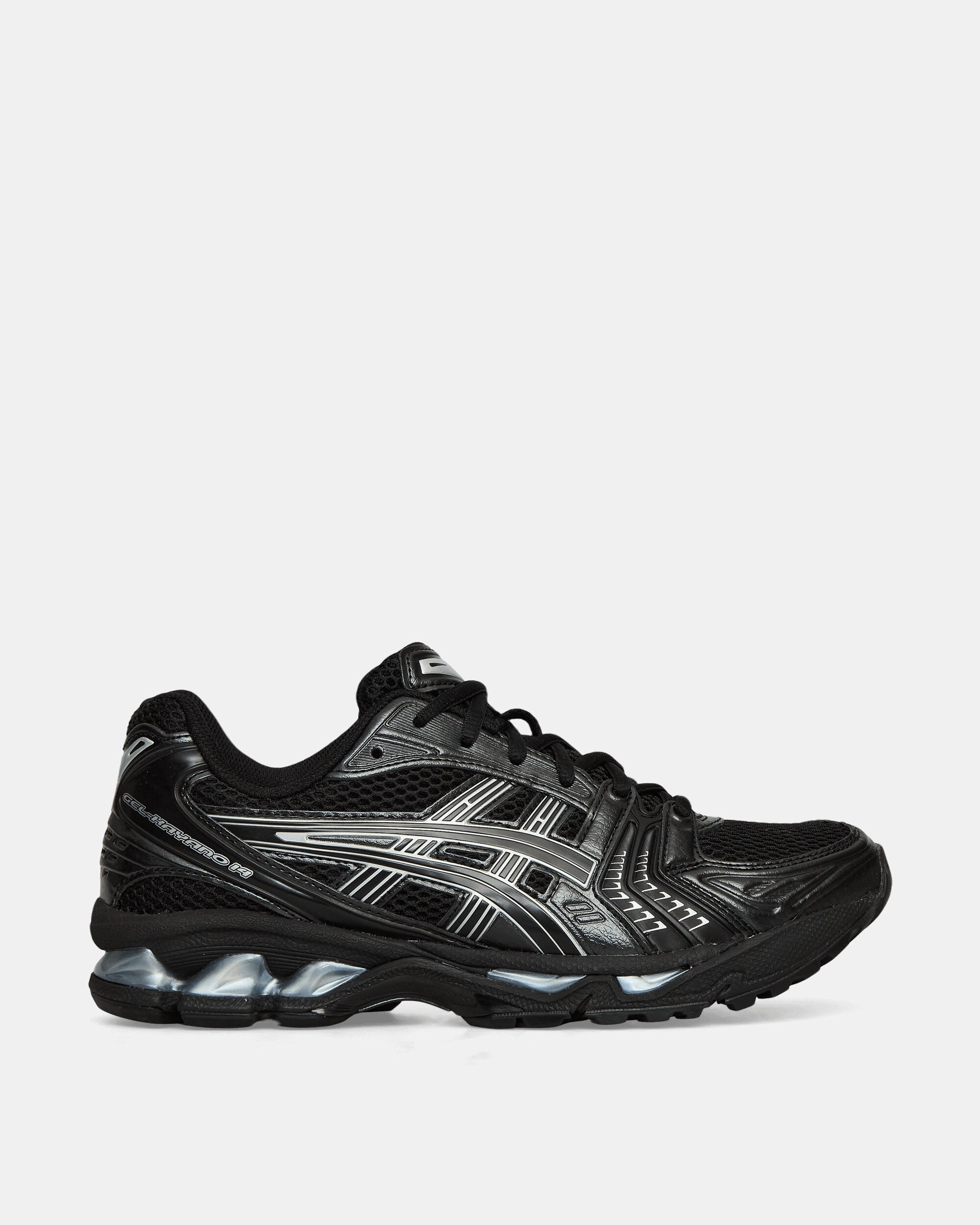GEL-Kayano 14 Sneakers Black / Pure Silver Asics men's running shoes with gel cushioning