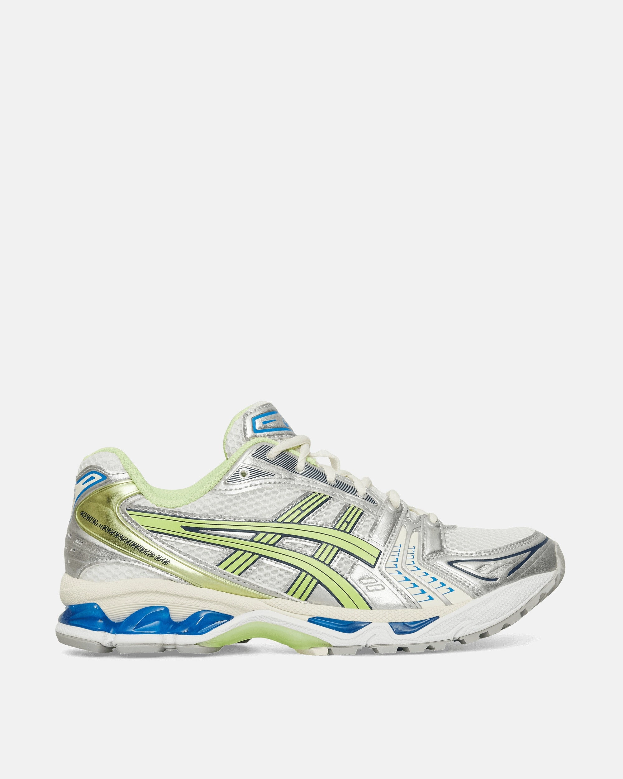 GEL-Kayano 14 Sneakers White / Lime Green Asics men's running shoes with gel cushioning