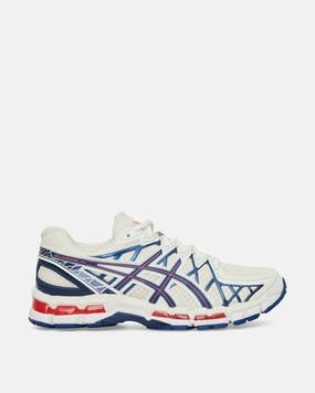 GEL-Kayano 20 Sneakers Cream / Deep Marine Asics men's running shoes with gel cushioning