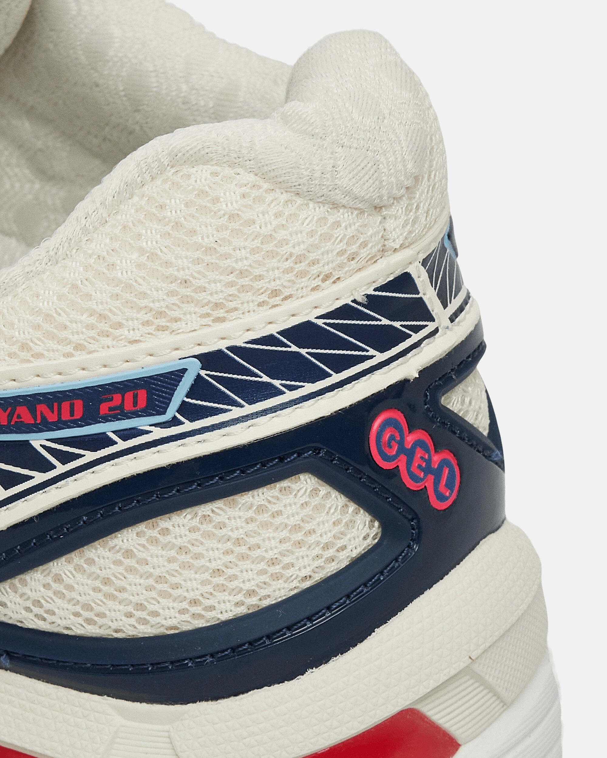 GEL-Kayano 20 Sneakers Cream / Deep Marine Cushion Running