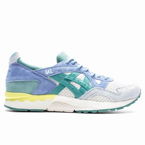 Gel-Lyte V - Cream/Sage Asics running shoes with gel cushioning