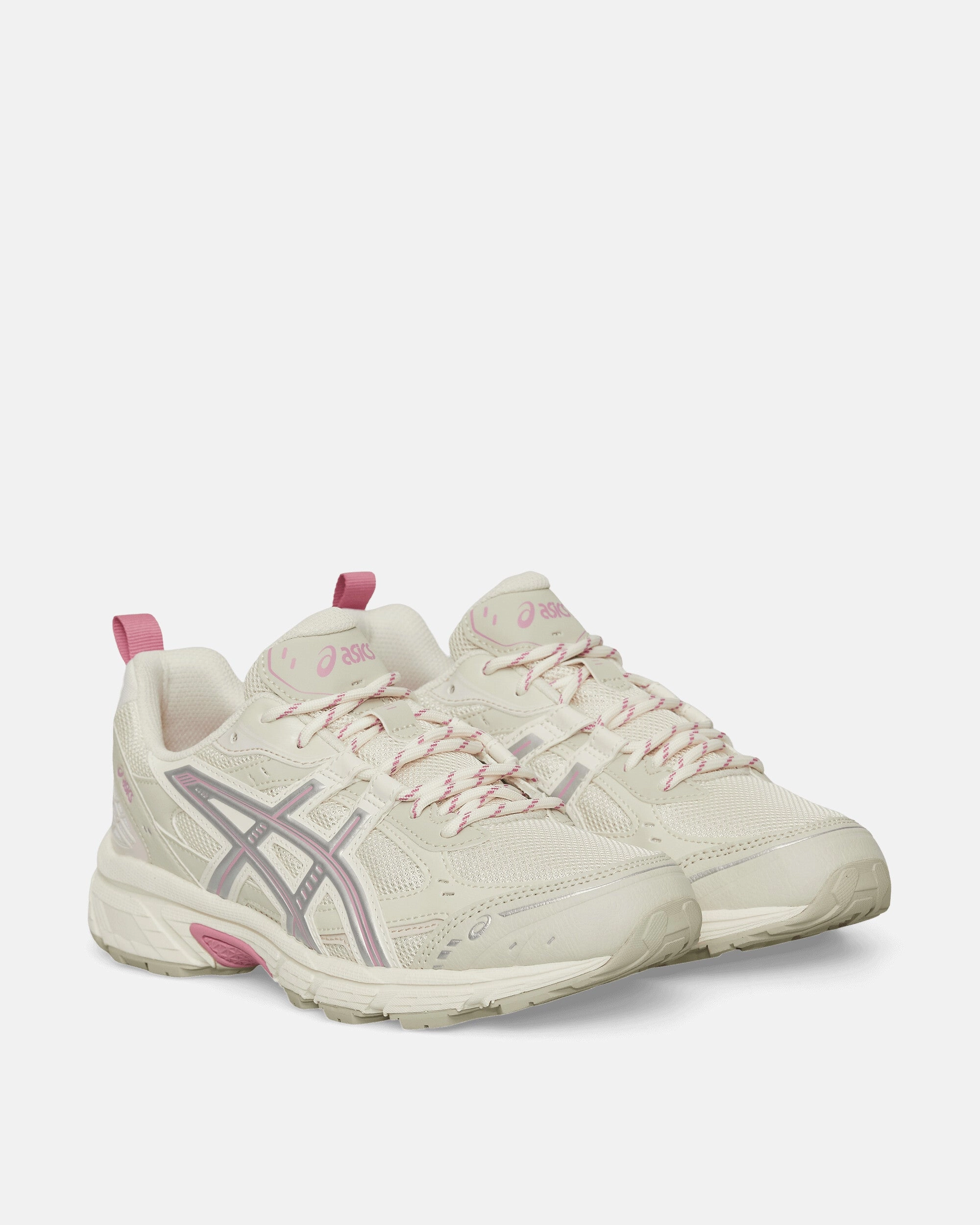 GEL-Nunobiki Sneakers Cream / Sweet Pink Cushion Running