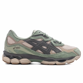 Gel-Nyc - Feather Grey/Truffle Grey Asics running shoes with gel cushioning