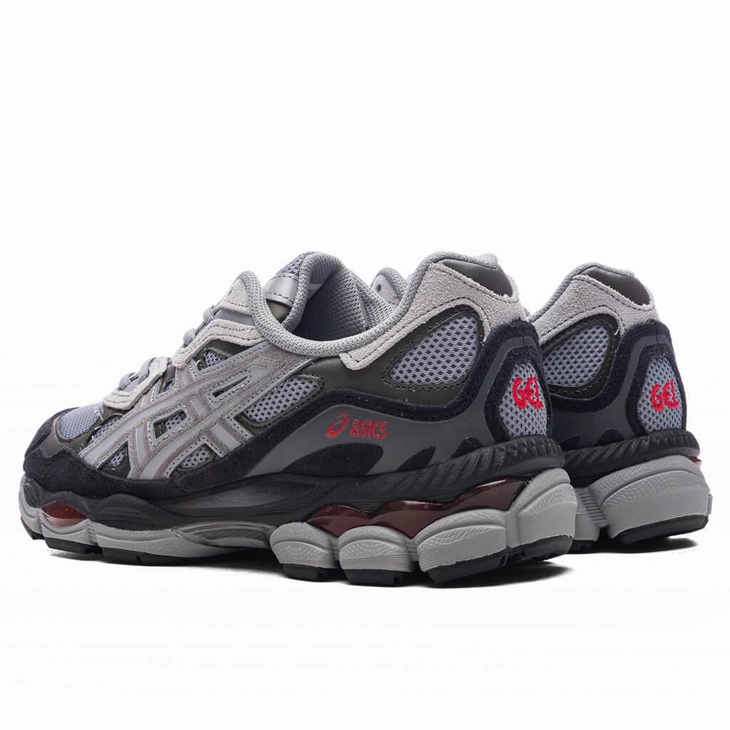 Gel-NYC - Gravel/Black Asics Gel Cushion Running Shoes