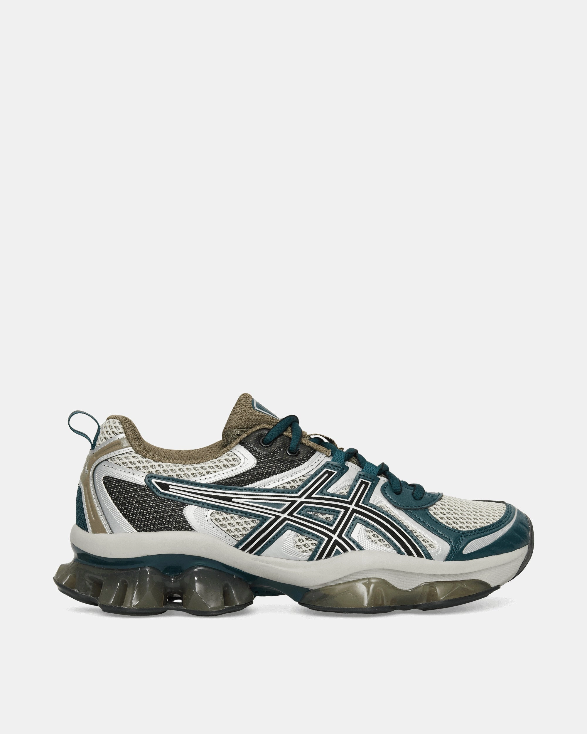 GEL-Quantum Kinetic Sneakers Oatmeal / Dark Taupe Asics men's running shoes with gel cushioning