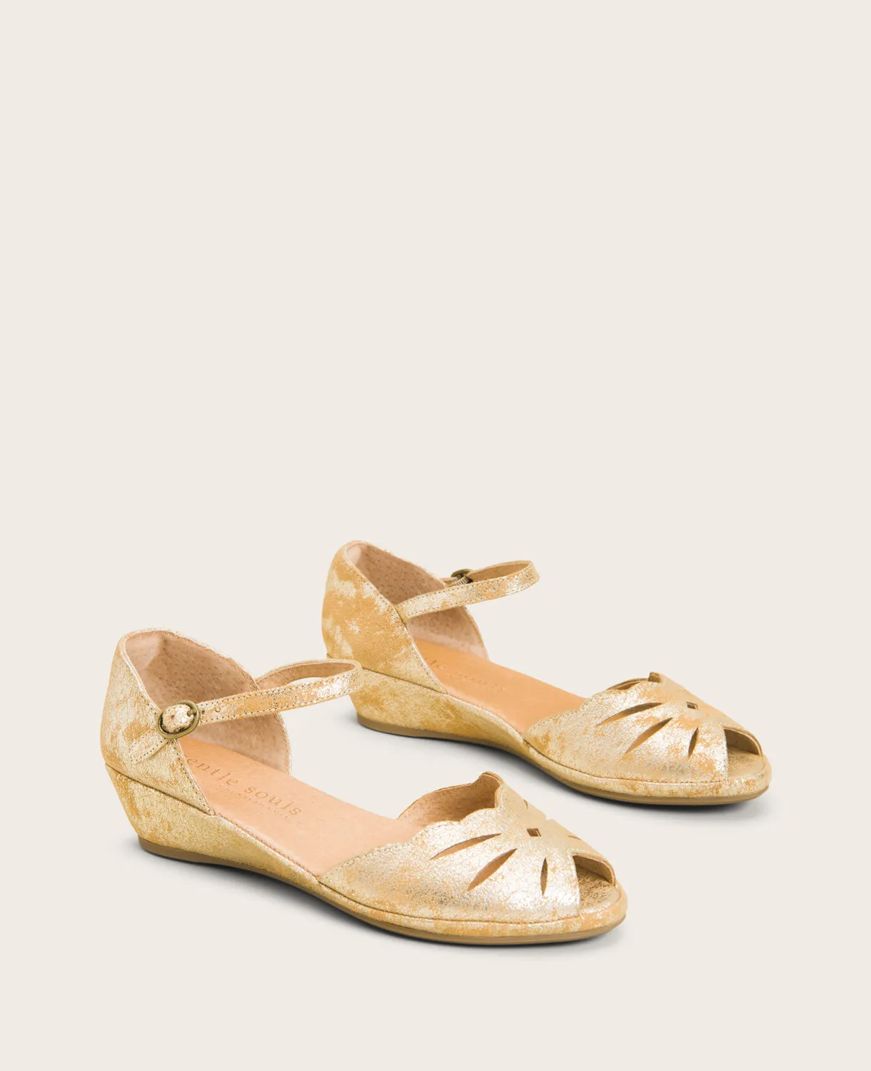 GENTLE SOULS - Lily Moon Ankle Strap Sandal