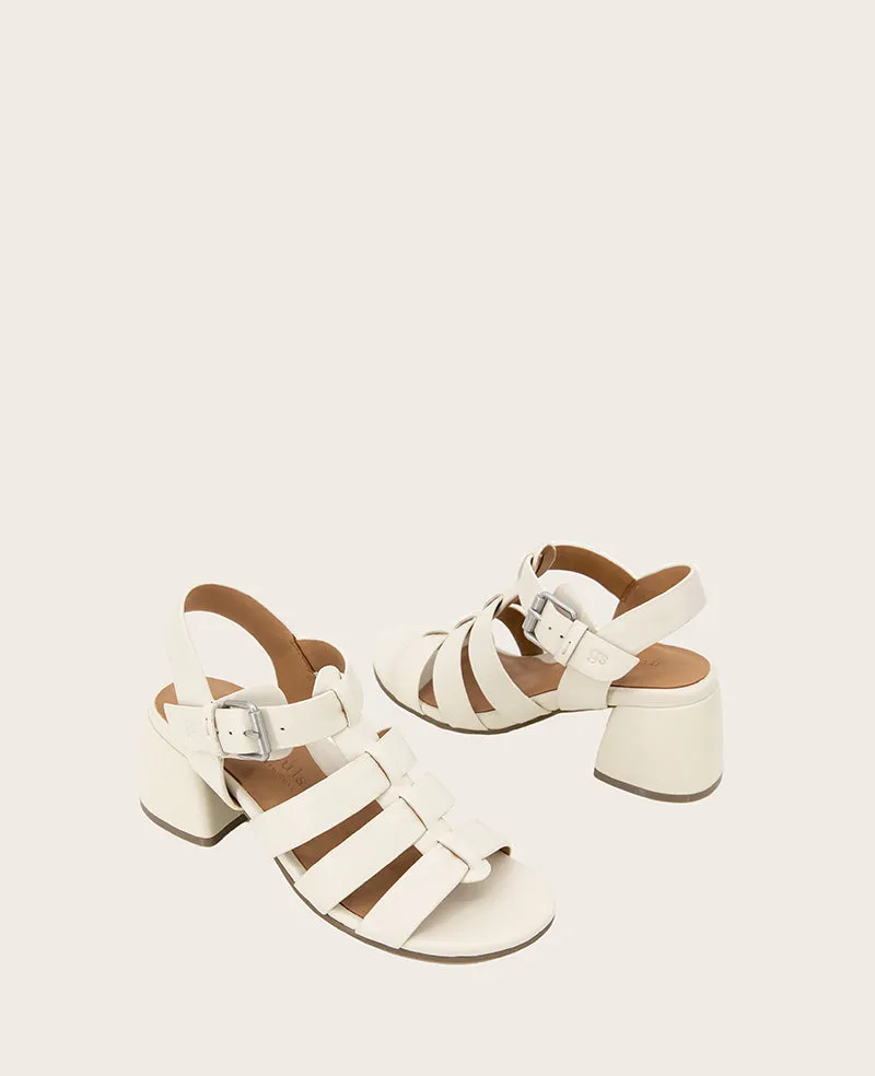 GENTLE SOULS - Margarite Leather Heel Sandal
