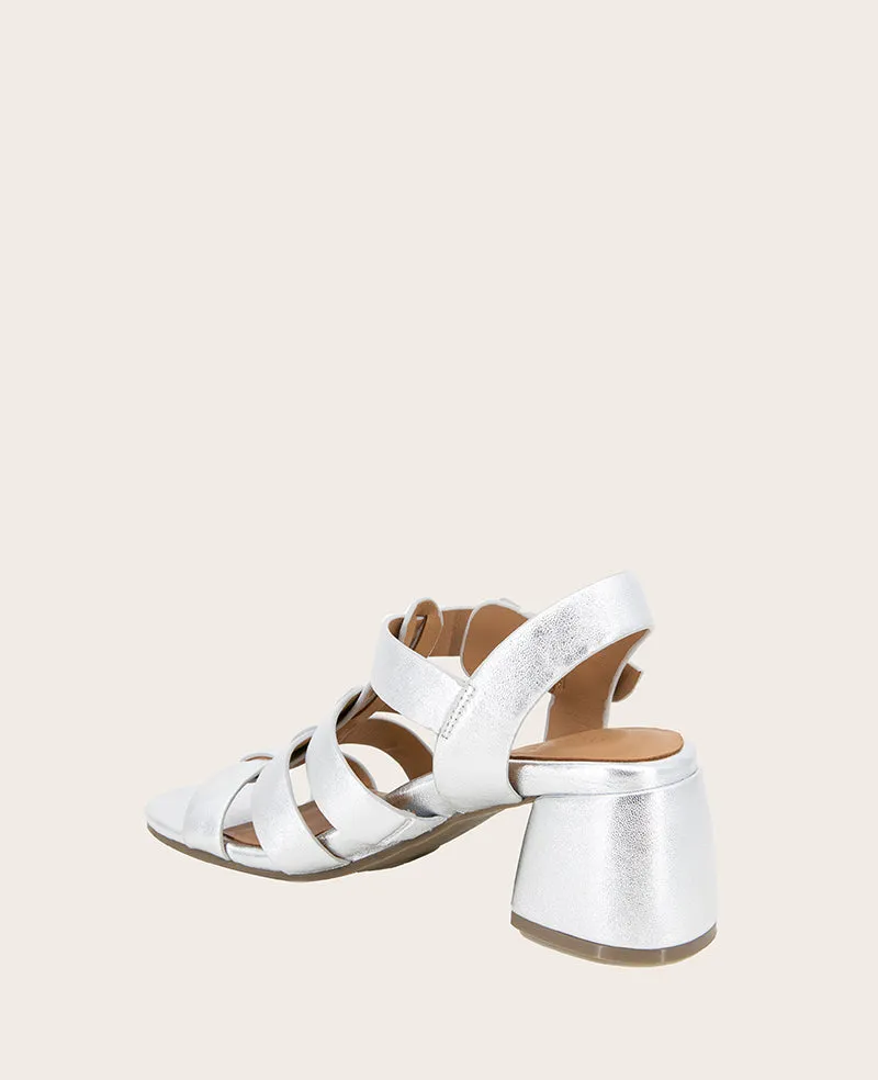 GENTLE SOULS - Margarite Leather Heel Sandal
