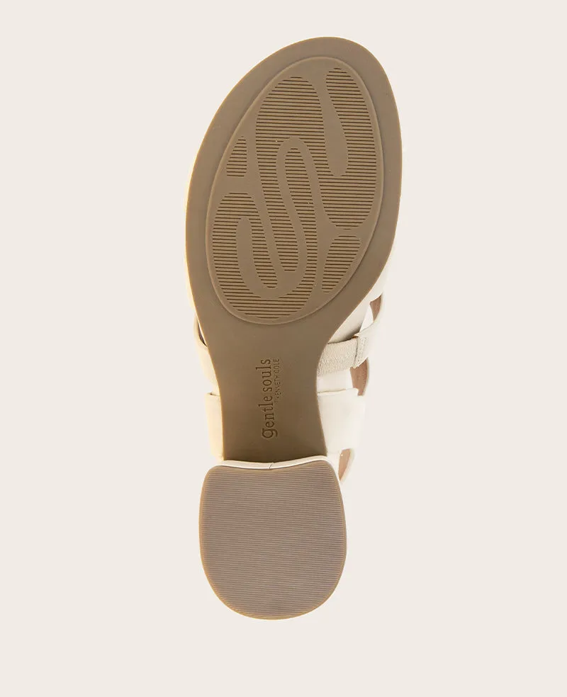 GENTLE SOULS - Margarite Leather Heel Sandal