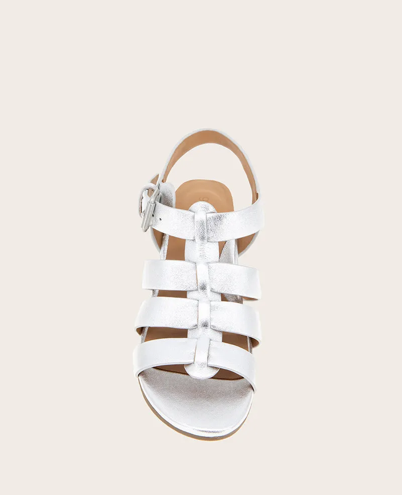 GENTLE SOULS - Margarite Leather Heel Sandal