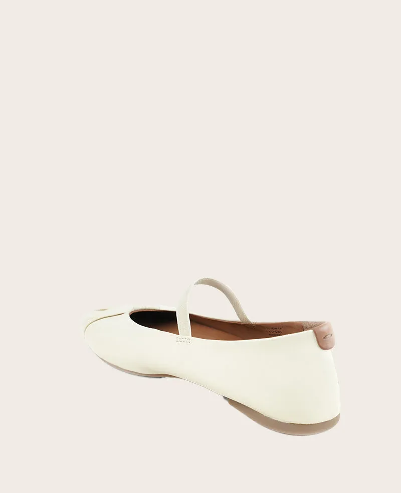 GENTLE SOULS -  Walden Leather Pleated Toe Mary Jane Flat