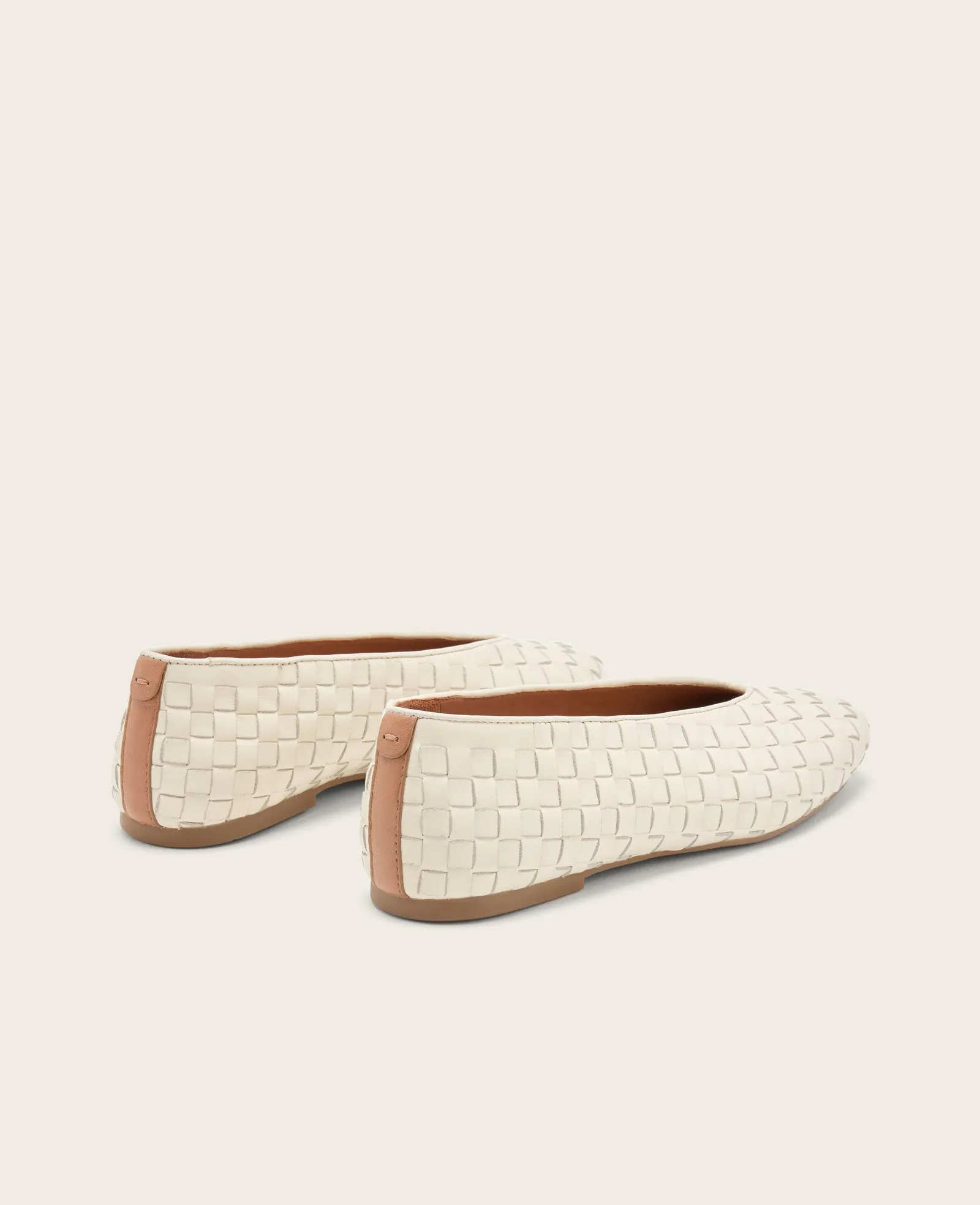 GENTLE SOULS - Willow Woven Leather Flat