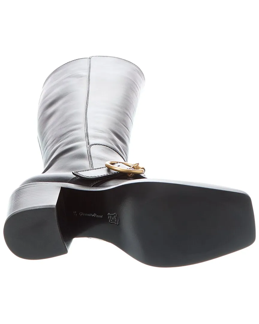 Gianvito Rossi Wayne 60 Leather Knee-High Boot