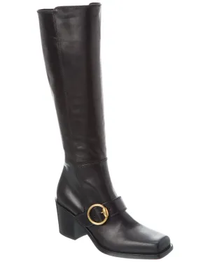 Gianvito Rossi Wayne 60 Leather Knee-High Boot