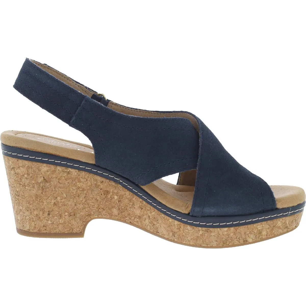 Giselle Cove Womens Peep Toe Leather Heels