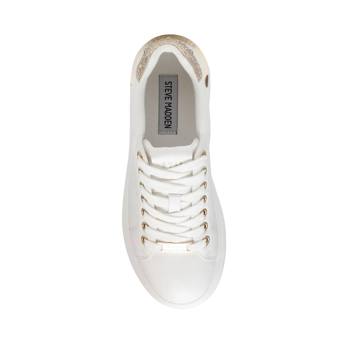 Glacialr 2.0 Sneaker WHT/RHINESTONE