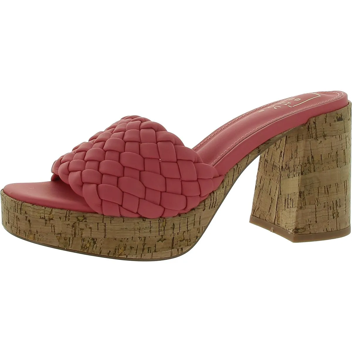 Gladys Womens Slip On Open Toe Platform Sandals