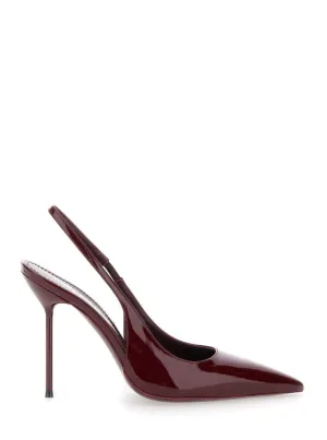 Glossy Pointed Toe Lidia Slingback