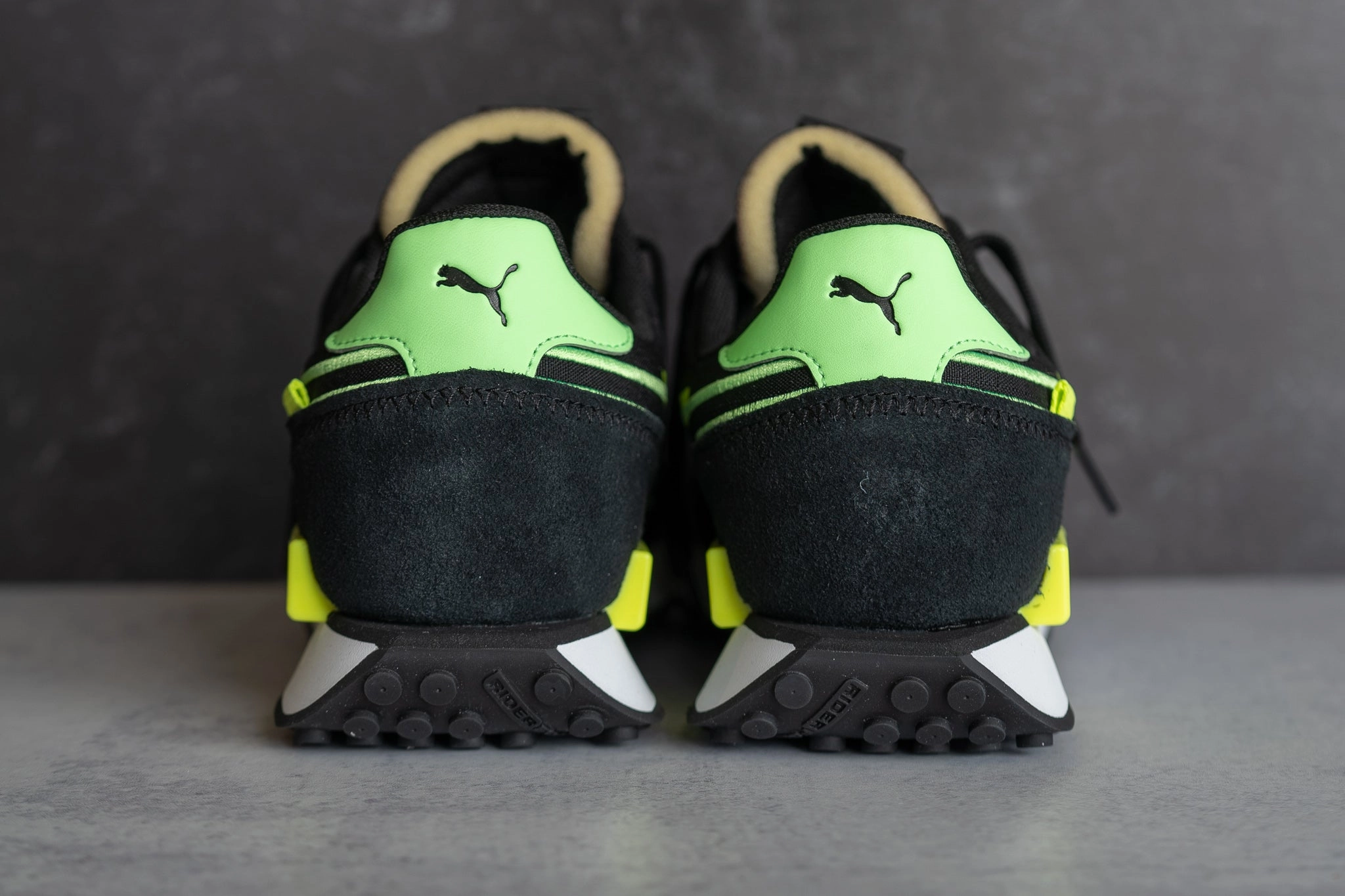 GRADESCHOOL Puma Future Rider Twofold SD JR (Yellow Alert) Puma athletic shoe visuals
