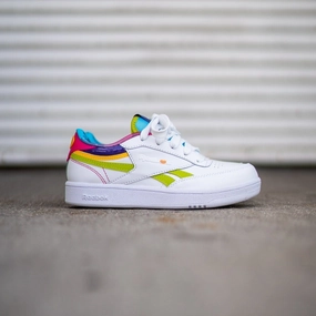 GRADESCHOOL Reebok x Jelly Belly Club C Revenge (White/Multi) Reebok performance trainers for gym workouts
