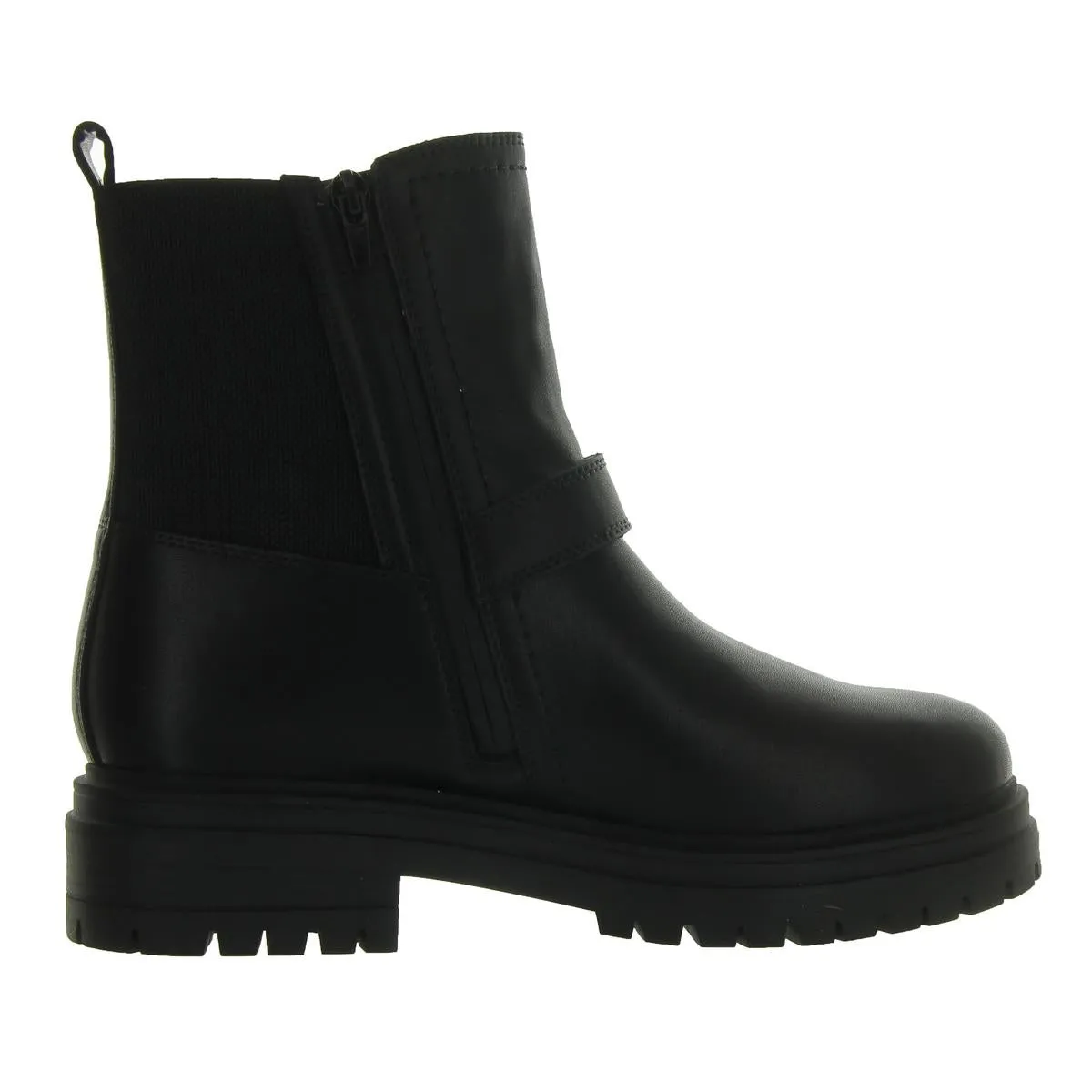 Grant Womens Zip Up Slip On Motorcycle Boots