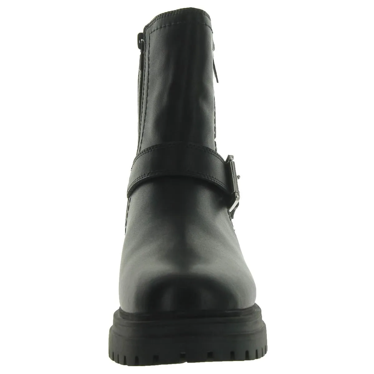 Grant Womens Zip Up Slip On Motorcycle Boots