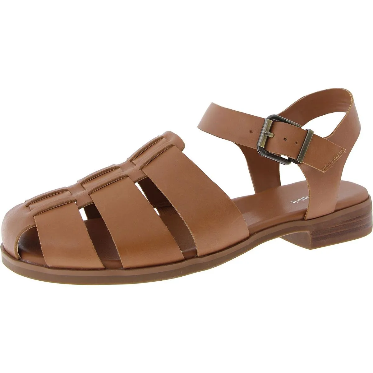 Gretty Womens Faux Leather Strappy Fisherman Sandals