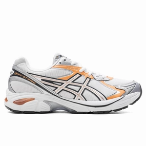 GT-2160 - White/Orange Lily Asics running shoes with gel cushioning