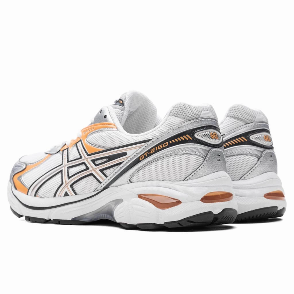 GT-2160 - White/Orange Lily Asics Gel Cushion Running Shoes