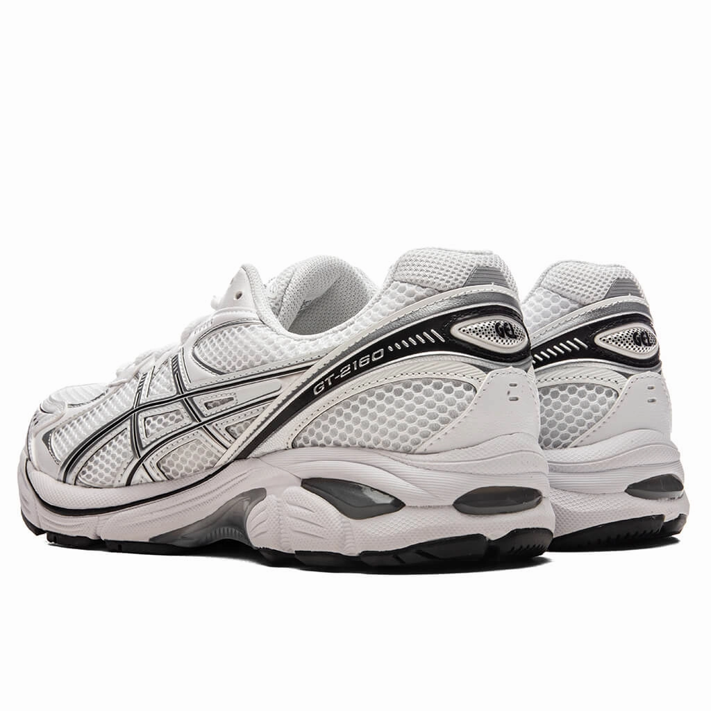 GT-2160 - White/Pure Silver Asics Gel Cushion Running Shoes