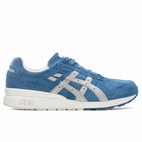 GT-II - Azure/Smoke Blue Asics running shoes with gel cushioning