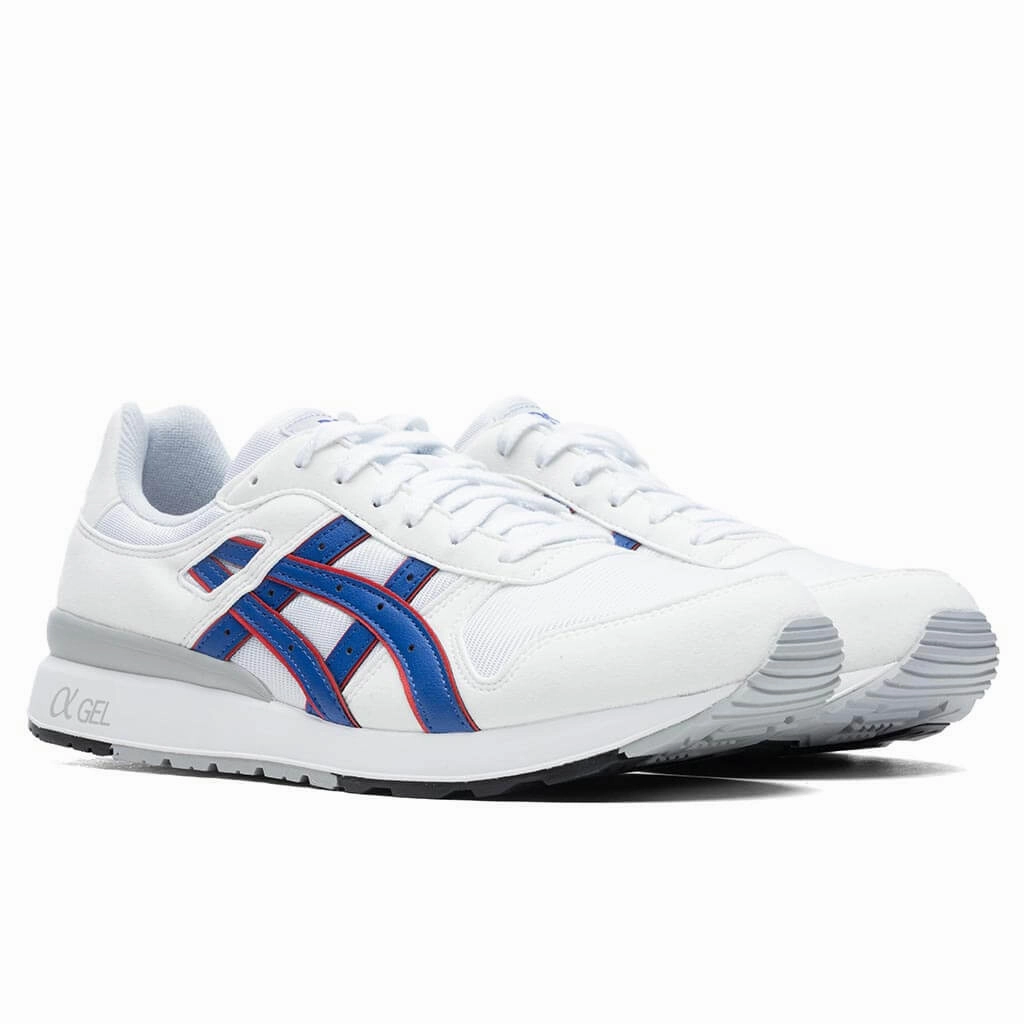 GT-II - White/Monaco Blue Asics Gel Cushion Running Shoes