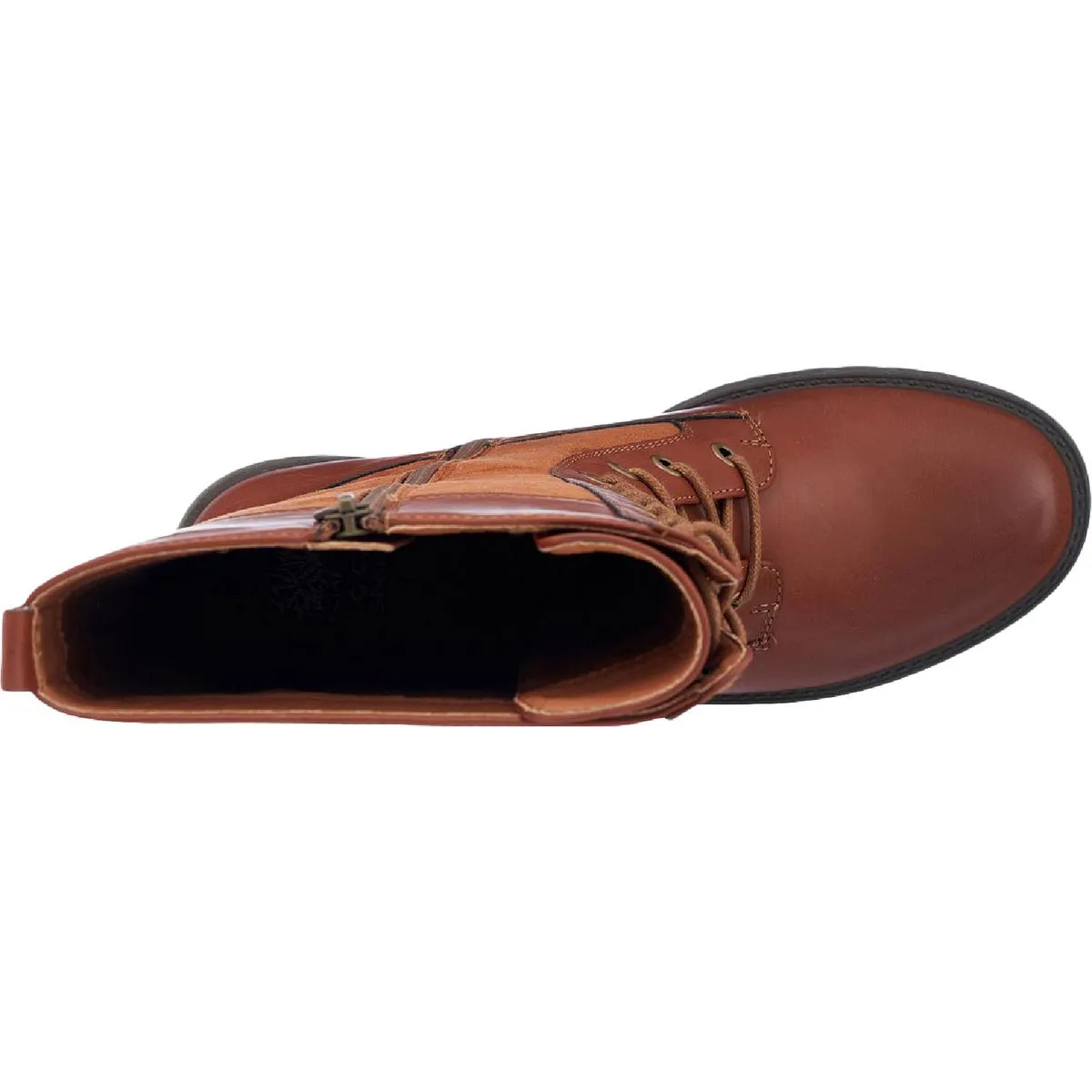 Hanker Womens Cushioned Footbed Mid-Calf Combat & Lace-up Boots