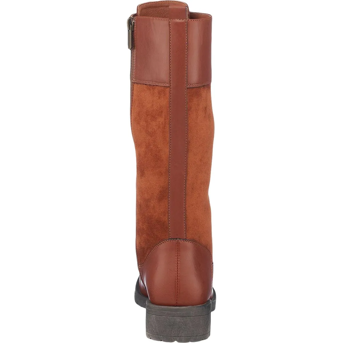 Hanker Womens Cushioned Footbed Mid-Calf Combat & Lace-up Boots