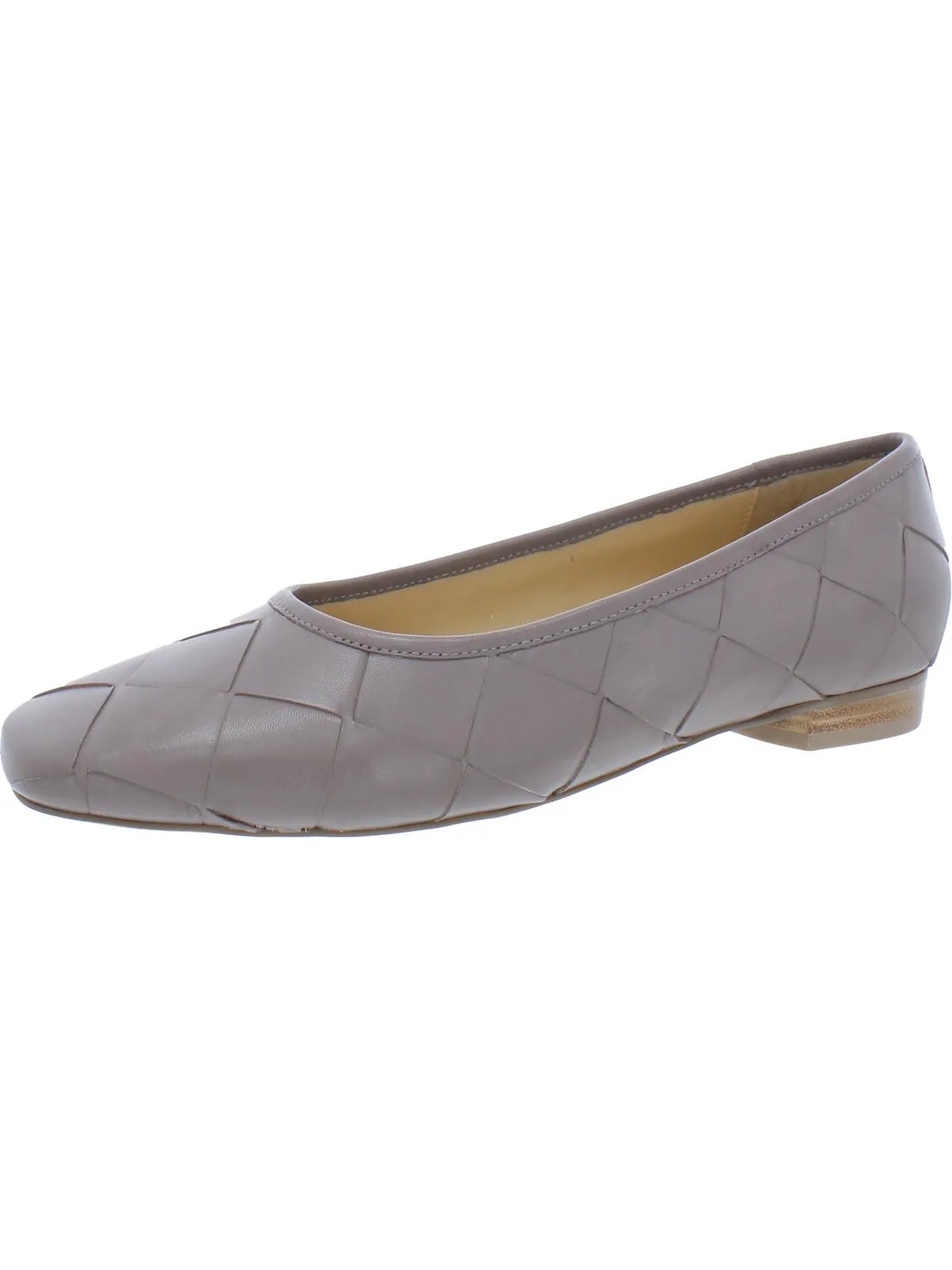 HANNY Womens ROUND TOE SLIP ON Ballet Flats