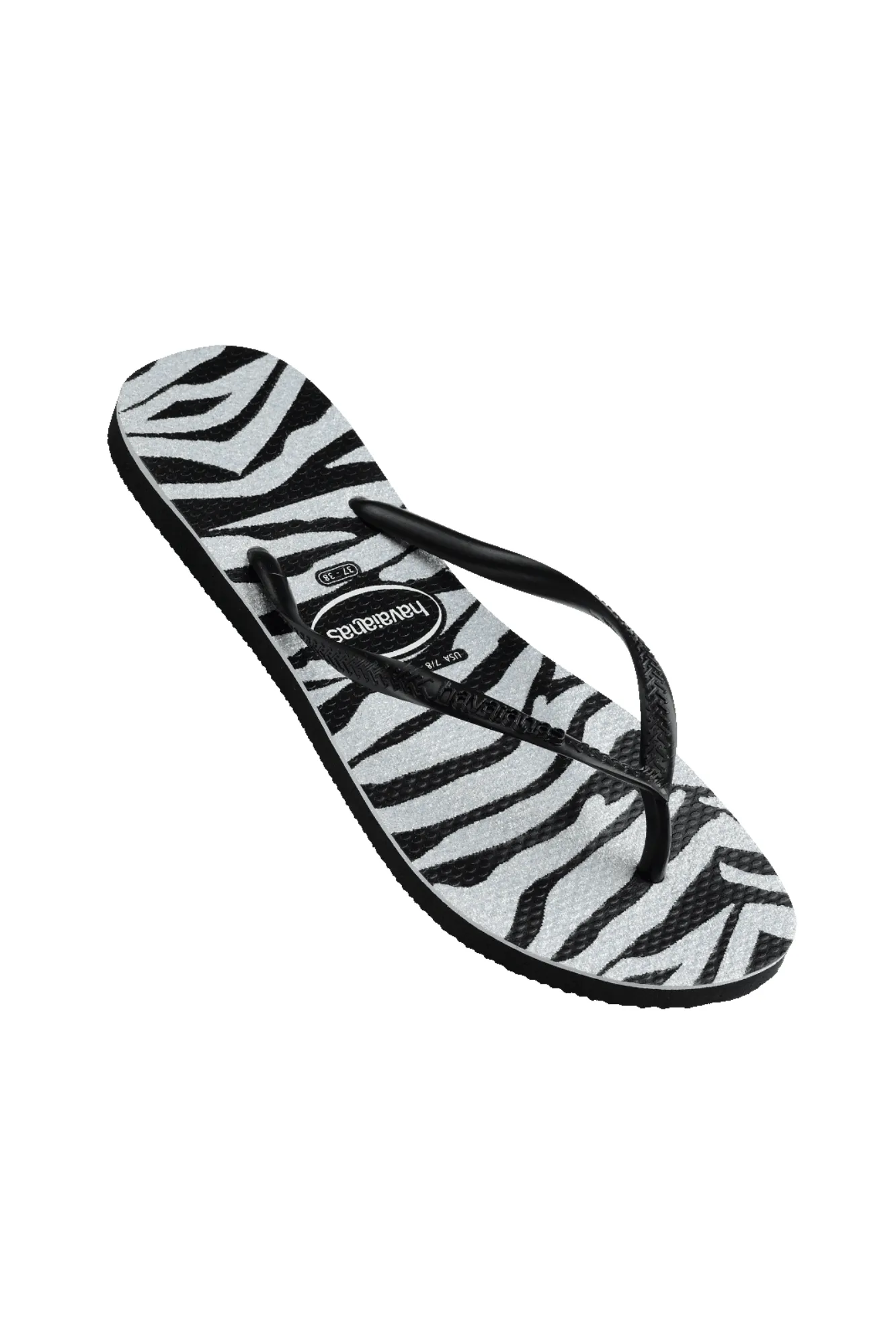 Havaianas Slim Animals Glitter Black