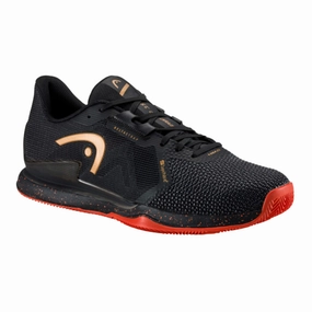 Head Sprint Pro 3.5 SF Clay Men Tennis Shoes - Black/Orange Head tennis shoes