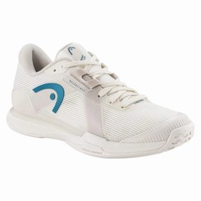 Head Women's Sprint Pro 4.0 (Off White/Teal)